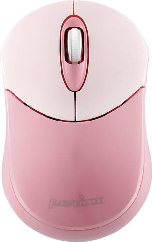 Perixx PERIMICE-802 Bluetooth Maus in Pink mit 3 Tasten und 1000 dpi - Bild 1