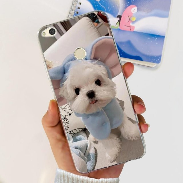 Handyhülle aus weichem Silikon-TPU für Huawei P8 Lite (2017) PRA-LX1 LX2 LX3 in Grau - Bild 1