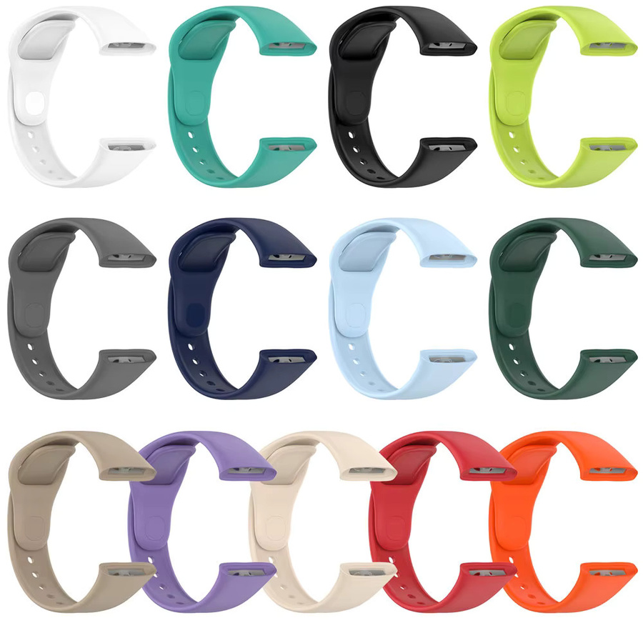KAFNHCKA Uhrenarmband Silikon, Weiß, Unisex, für Xiaomi Redmi Watch 3 - Bild 3