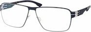 ic! berlin IC 5174 Korrektionsbrille, Halbrand, quadratisch, Metall, Unisex, blue black - Bild 1