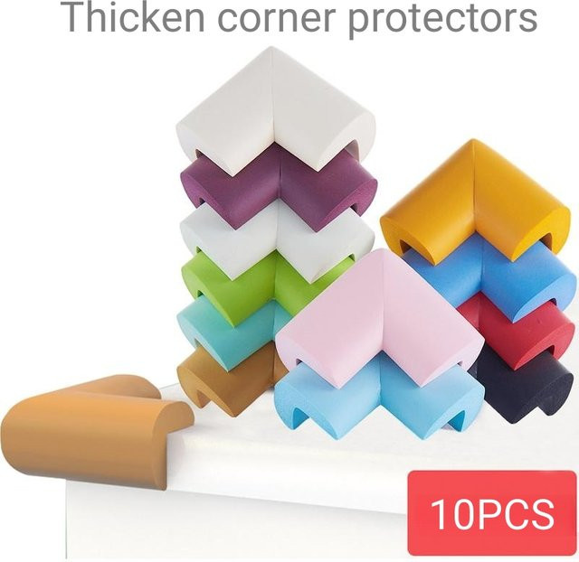 Caretools Baby Eckschutz Set für Tische und Möbel, 10 Stück Kanten- und Eckenschutzprotektoren - Bild 1