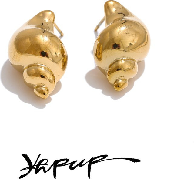 Yhpup Ohrringe Edelstahl, Gold, Damen - Bild 1