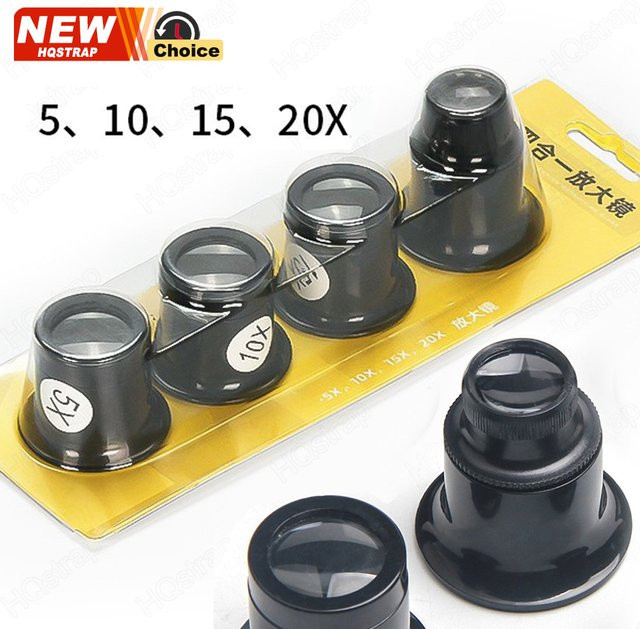 HQstrap Lupe Set Uhr Reparatur Werkzeug, Schwarz, Unisex - Bild 1