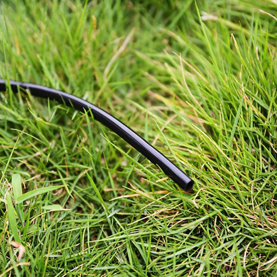 KTY Mikro-Bewässerungsschlauch aus PVC für Garten und Gewächshaus, Schwarz, 20m, 4/7mm - Bild 3
