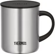 Thermos Thermobecher LONGLIFE in Schwarz und Silber - Bild 1