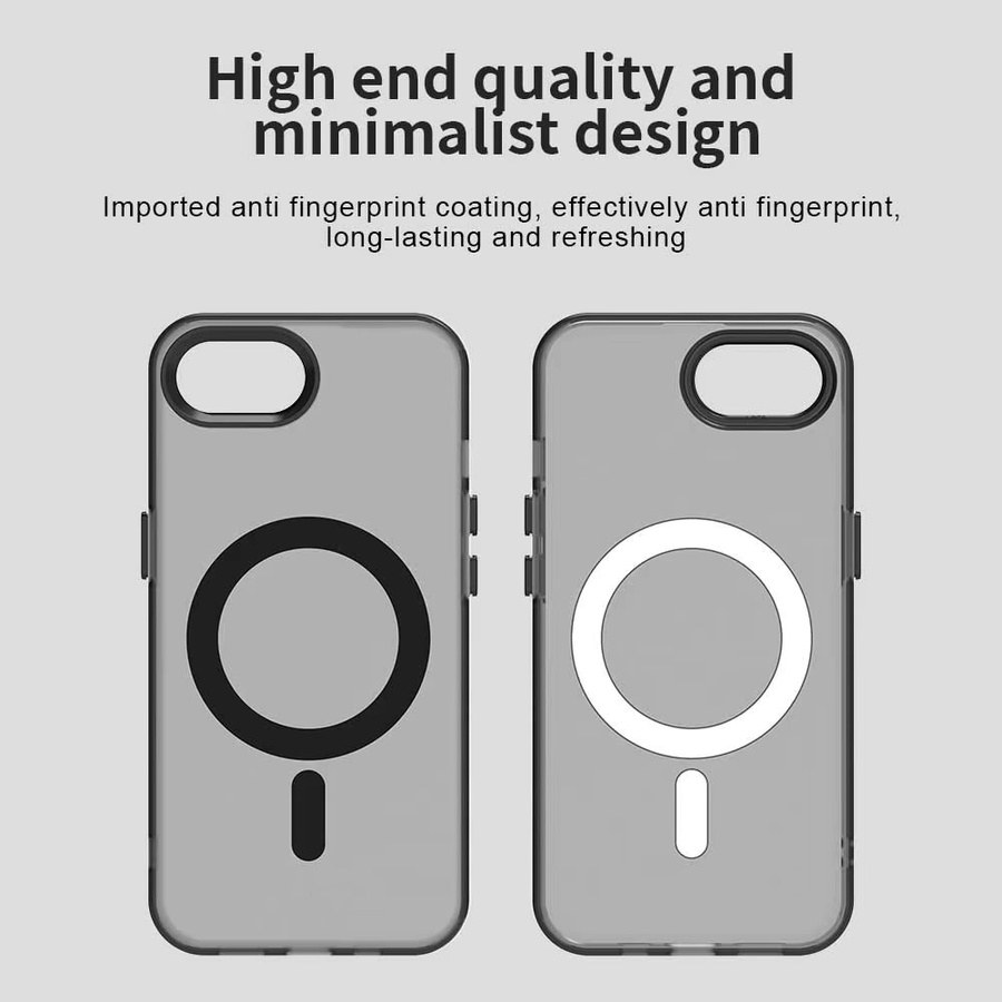 Transparente MagSafe Ladehülle für Apple iPhone 17E und iPhone 16E in Candy-Farben mit Soft-Touch-Gefühl und Kameraschutz - Bild 2