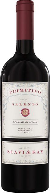 Scavi & Ray Primitivo Rotwein, Salento, 2023, halbtrocken, 0,75 l - Bild 1