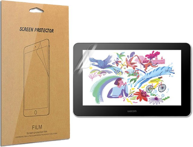 Matte Displayschutzfolie von Wacom für Wacom One 13 Touch DTC 133, 13 Zoll, transparent - Bild 1