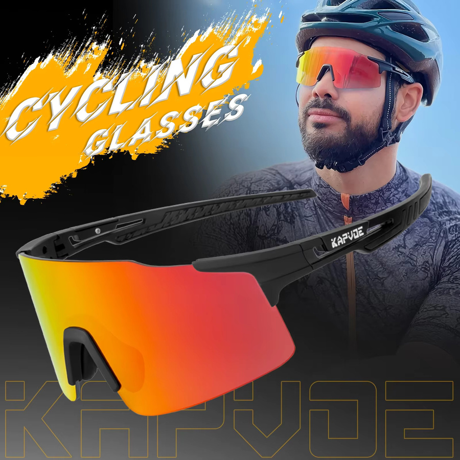 KAPVOE Sonnenbrille, Unisex, Vollrand, Kunststoff, Wrap - Bild 4