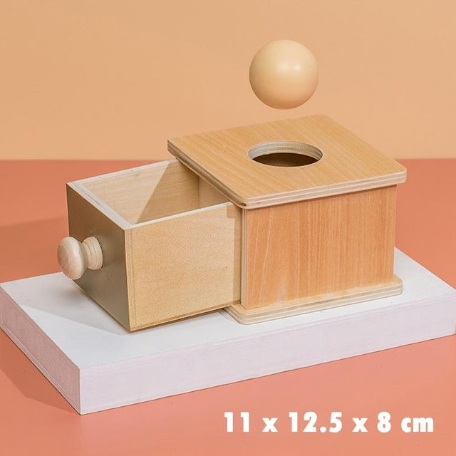 Montessori Permanenzbox Babyspielzeug, Lernspielzeug, ab 3 Jahre - Bild 1