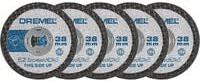 Dremel EZ SpeedClic Kunststoff-Trennscheiben SC476, silberfarben, Durchmesser: 38 mm - Bild 2