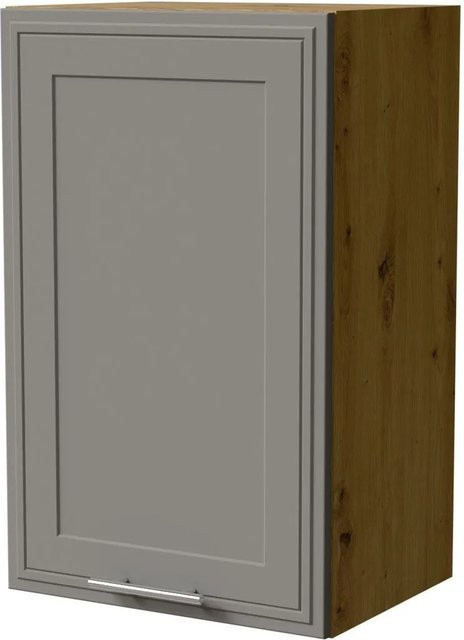 Feldmann-Wohnen Hängeschrank Salo W2/45 Eiche Artisan und Dust Grey Matt mit Soft-Close-Türen und Kassettenoptik, B/T/H: 45 x 32,5 x 72 cm - Bild 1