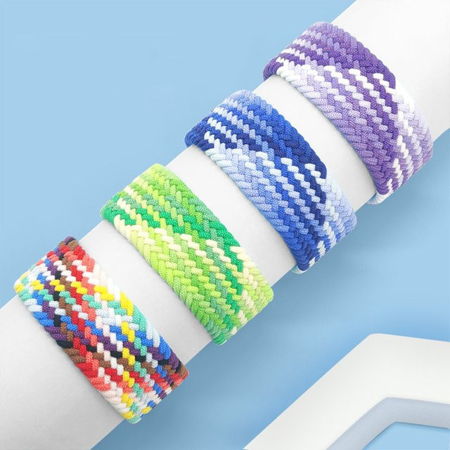 Geflochtenes Solo-Loop-Armband, Textil, Bunt, Unisex - Bild 1