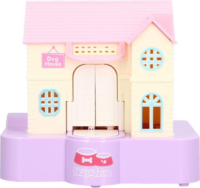 CosyHome Doghouse Geld Sparen Box, mit Licht und Musik Effekte, Weiß - Bild 1