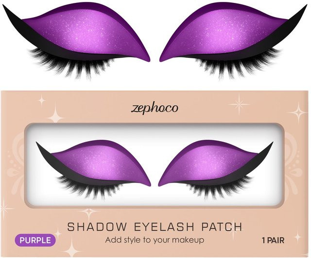 SZwatch Wimpernpflaster, violett, schimmernd, Unisex - Bild 1
