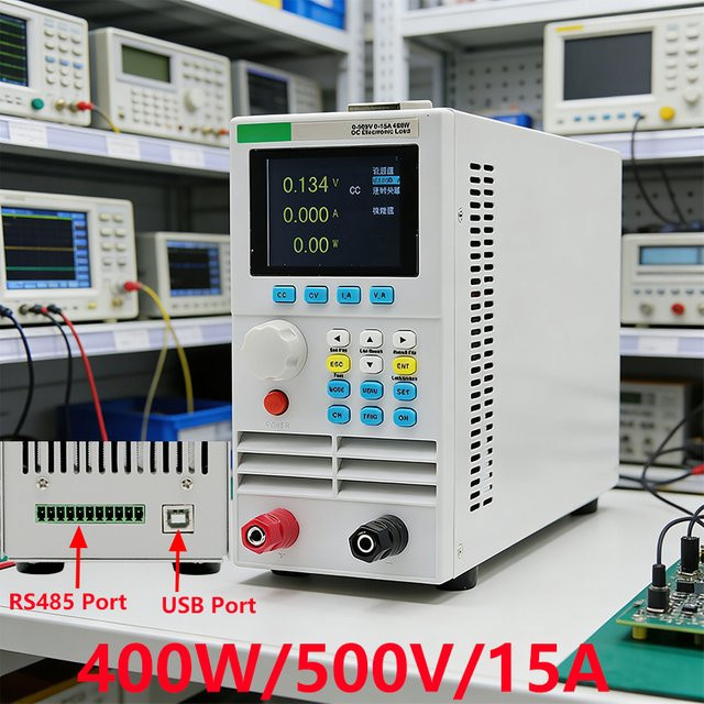 Professioneller elektronischer Batterietester von KUAIQU mit USB/RS485-Steuerung, 500 V und 15 A in Weiß - Bild 1