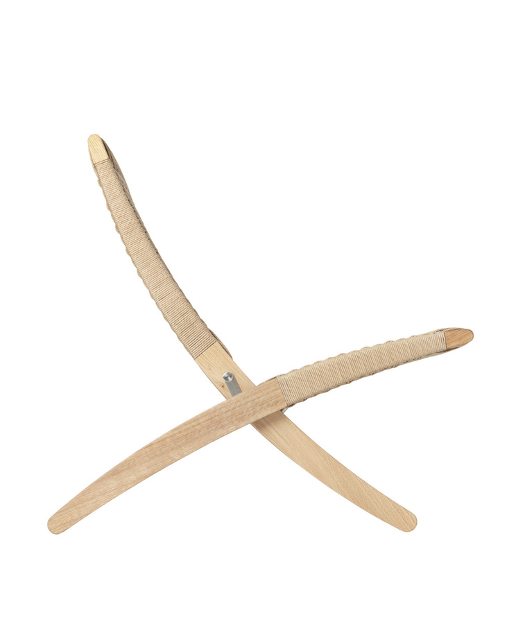 Carl Hansen & Søn MG501 Cuba Chair mit Papiergarn in Beige und Holzrahmen - Bild 3