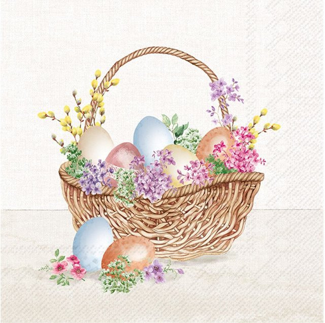 Serviette Easter Days aus Papier in Multicolor - Bild 1
