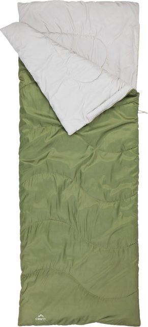 CRIVIT Schlafsack Decke für Erwachsene in Grün mit Oeko-Tex Standard 100 Zertifizierung - Bild 1