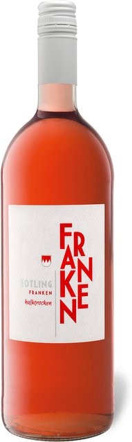 Fränkisches Weinkontor GmbH, Rotling, halbtrocken, Qualitätswein, 2025, Roséwein, 1,0 l - Bild 1