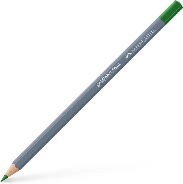 Faber Castell Aqua Aquarellstift Permanentgrün mit Pigmenten für Erwachsene - Bild 1