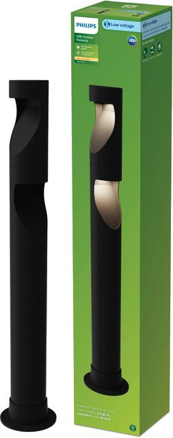 Philips Desi Niedervolt Sockelleuchte LED-Erweiterung Schwarz für Außenbereiche - Bild 1