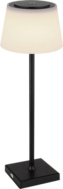 Globo LED-Tischleuchte Gregoir in Schwarz/Weiß, dimmbar und mit Touch-Funktion, modern aus Metall mit Akkubetrieb - Bild 1