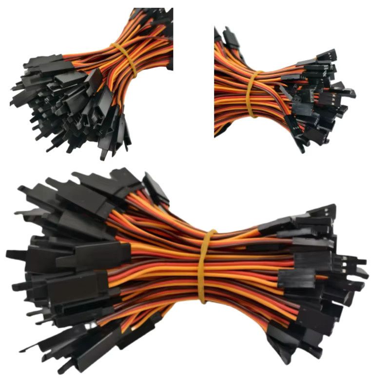 KePaQi 10-teiliges Verlängerungskabel-Set mit 60 Kernen für RC Futaba JR, Stecker auf Buchse, in den Längen 10 cm, 15 cm, 20 cm, 30 cm und 50 cm - Bild 4