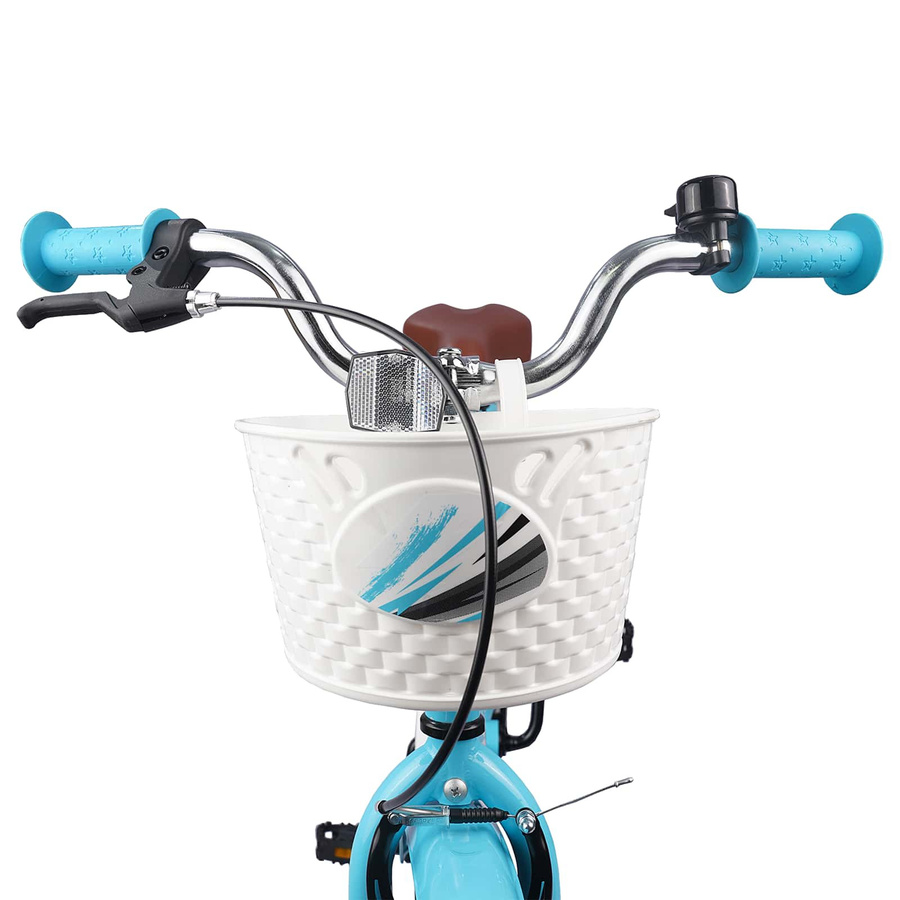vidaXL Kinderfahrrad 18 Zoll Himmelblau für 5-7 Jahre Alt - Bild 3