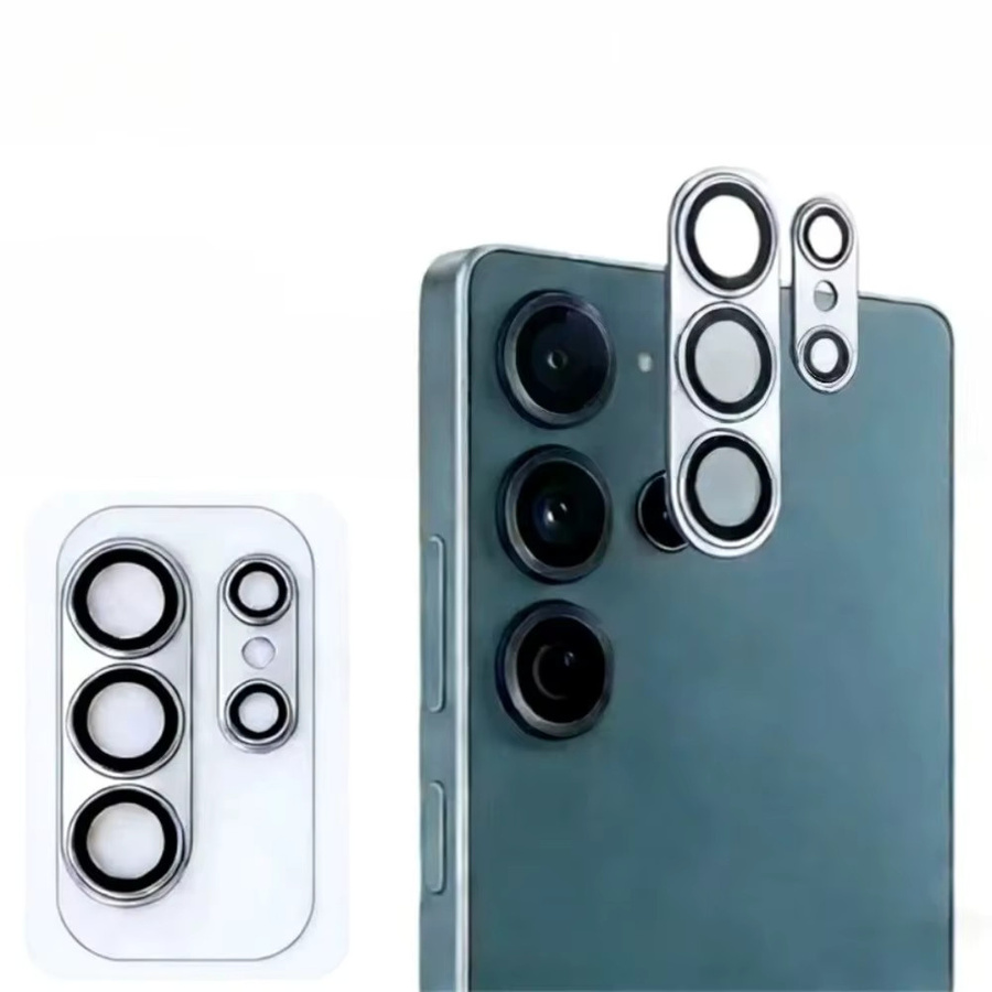 Matt Metall Kameralinsen-Schutz für Samsung S26 Ultra und S26+ mit AR+AF gehärtetem Glas und Linsenring-Abdeckung in Orange - Bild 2
