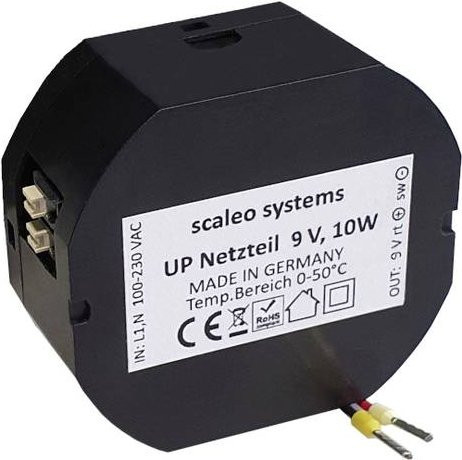 Scaleo systems Netzteil VV-210134-0 Stromversorgung 9 V/DC 10W Schwarz - Bild 1