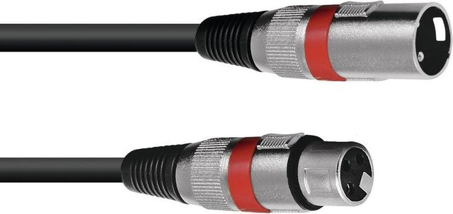 Omnitronic XLR Verbindungskabel 3-polig, 7,50 m, Schwarz - Bild 1