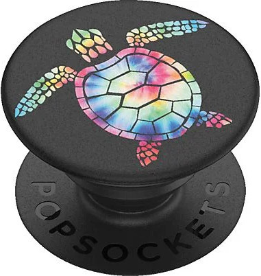 PopSockets PopGrip Handyhalterung Psychedelic Turtle in Multicolour - Bild 1