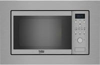 Beko Einbau-Mikrowelle Solo in Silber mit Automatikprogrammen und Timer, Edelstahl - Bild 1