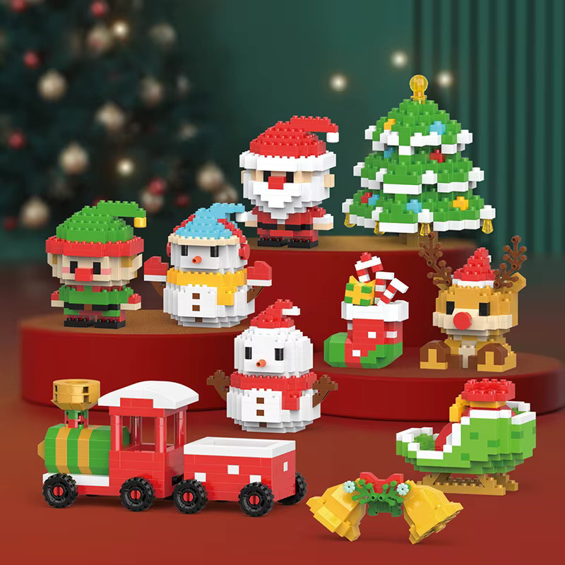 CONUSEA Santa Claus Rentier Puzzle, Baustein, Tiere - Bild 2