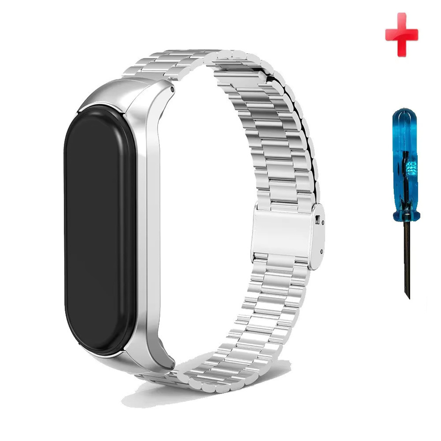 TINUORA Uhrenarmband Edelstahl, Silber, Unisex - Bild 1