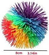 Kinderfarbige Gummischnur Ball Spielzeug, Bunt / Mehrfarbig, ab 14 Jahre - Bild 1
