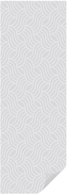 Tulup Fensterfolie Wellen Der Harmonie Sichtschutz Milchglasoptik Weiß B: 50 cm, H: 146 cm - Bild 1