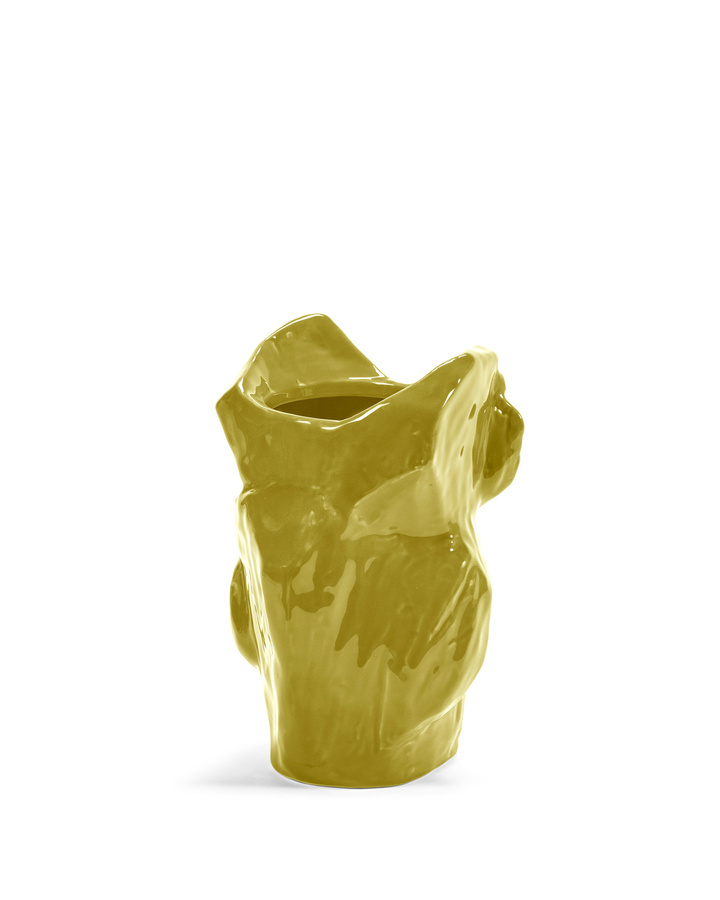 Serax Eule After Midnight Vase in Gelb mit Eulenform - Bild 2