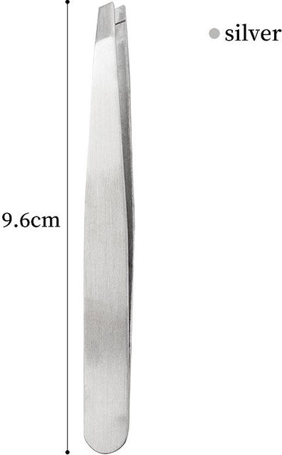 Love Home Garden Augenbrauenpinzette, Edelstahl, Silber, Unisex - Bild 1