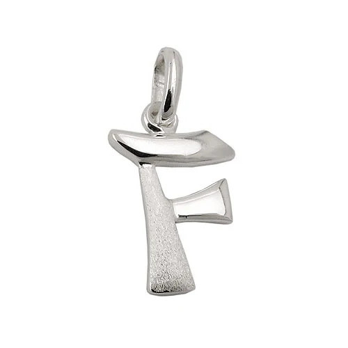 Colfem Anhänger Buchstabe F, 925 Silber, Unisex - Bild 1