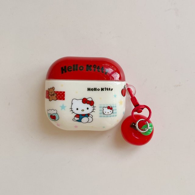 Sanrio Hello Kitty Kopfhörerhülle für Apple AirPods 1 2 3 4 Pro Pro 2 Pro 3 Wireless Kopfhörerbox - Bild 1