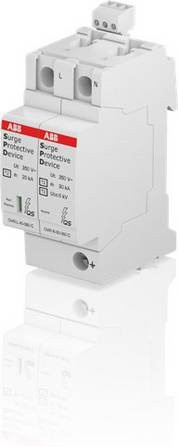 ABB 2CTB803982R0500 OVR T2 1N 40-350 P TS QS Einbau-Modul in Weiß - Bild 1