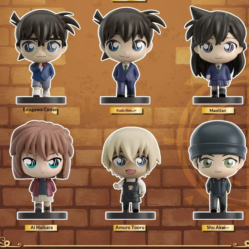 Bandai Detective Conan Step by Step Series Kudo Shinichi Anime Puppe Ornament, Einzelfigur - Bild 1
