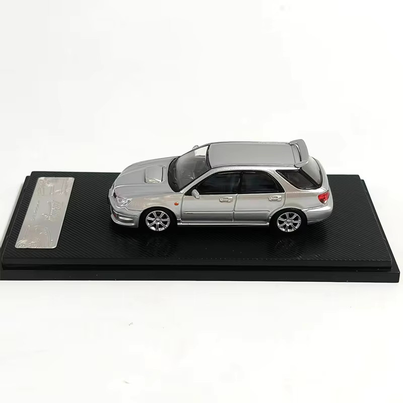 Furuya Impreza WRX STi 9, Automodell, Maßstab 1:64, Metall, Grau - Bild 2