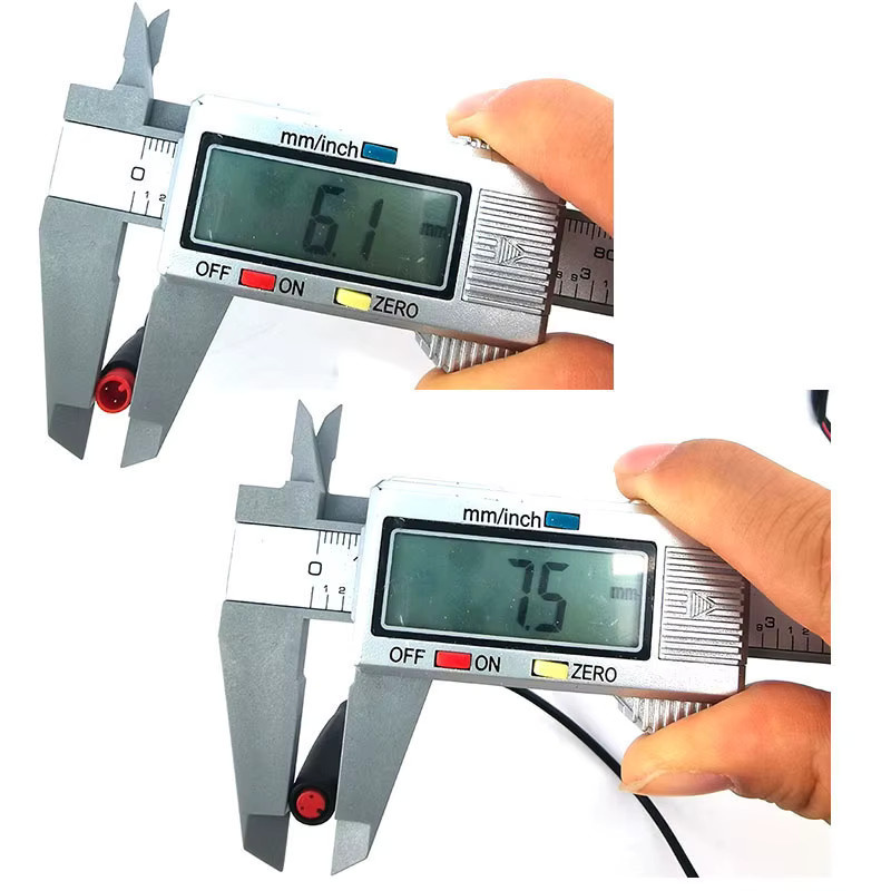 Wasserdichtes E-Bike Verbindungskabel 2-3-poliger 1-Buchse-auf-2-Stecker-Splitter für Elektrofahrrad und Signalsensor, Schwarz, Länge: 0,4 m, 6 mm, M6, 26AWG - Bild 4