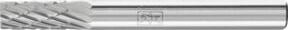 PFERD Hartmetall Frässtift Zylinder ZYA universal mittel kreuzverzahnt, Durchmesser: 6 mm, Länge: 16 mm, Schaft-Durchmesser: 6 mm, Farbe: Silber - Bild 1