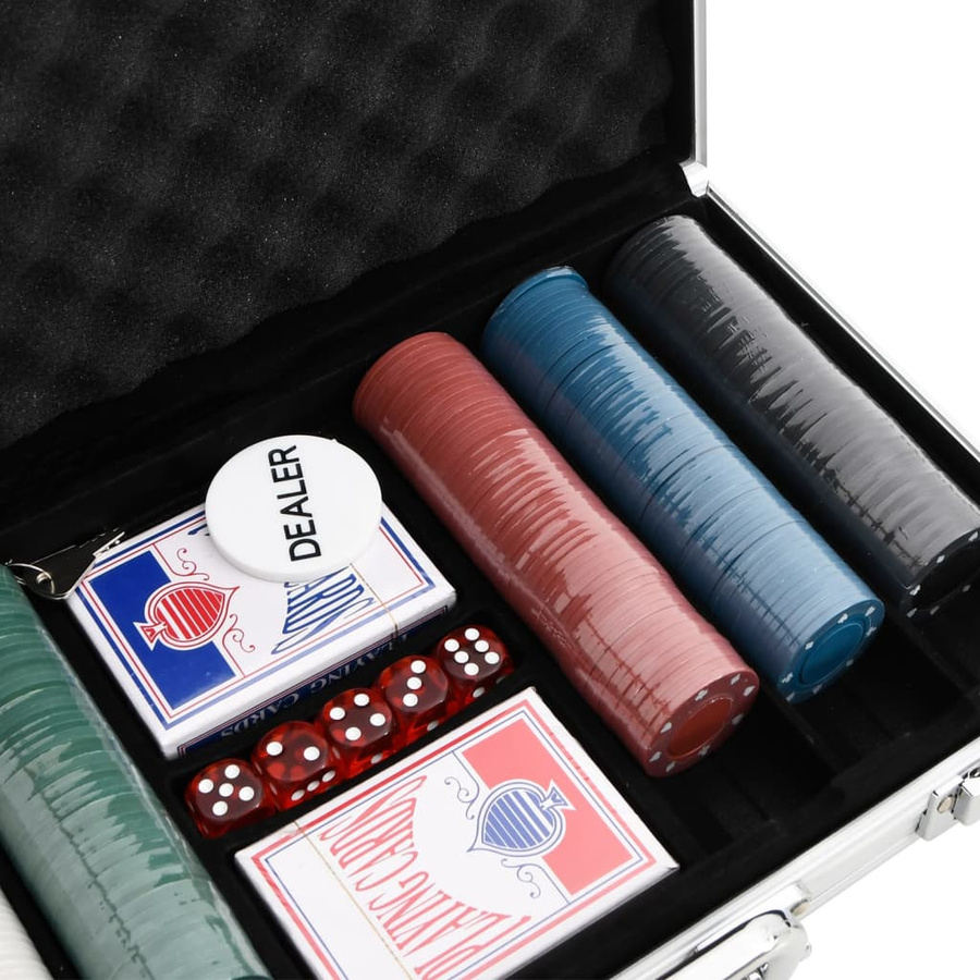 Vidaxl Pokerchip-Set Casino Poker Bunt / Mehrfarbig - Bild 2