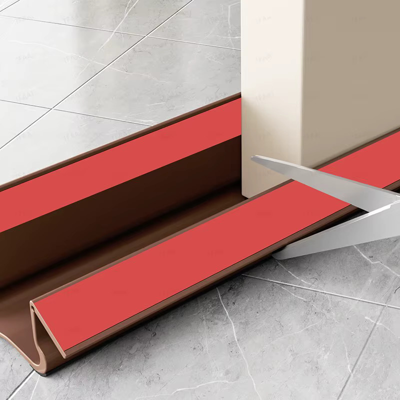 TFAAI Tür-Zugluftstopper mit dreifacher Dichtung, 93 cm lang, winddicht und schalldicht - Bild 4