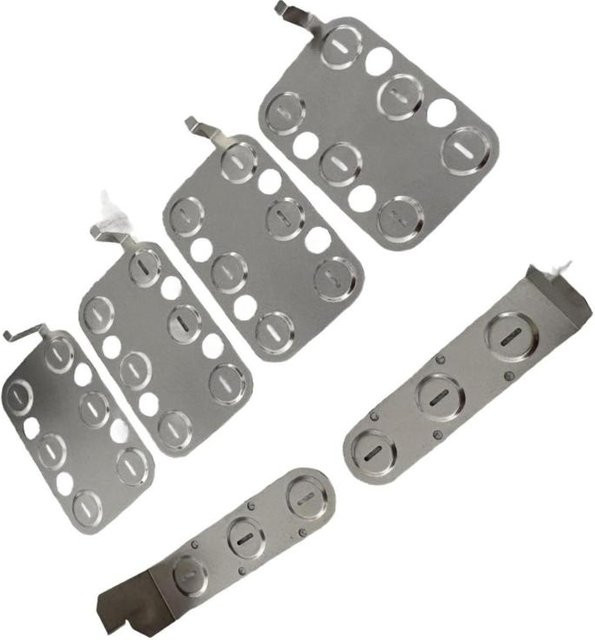 CCA4-1 Set 15er Nickel BL1890 Lithium-Batteriegehäuse für 18 V Li-Ionen-Akkus in Silber als DIY-Zubehör - Bild 1